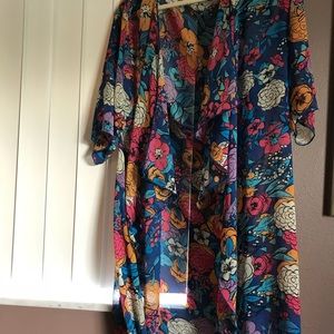 Floral Shirley cover up